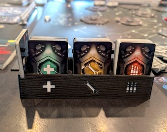 Nemesis Card Holders – Compatible with Sleeved or Unsleeved Cards | Board Game Upgrade
