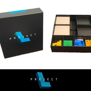 Project L インサート | Project L ボードゲーム オーガナイザー | | トークン ボックス | 縦型収納 | ボードゲーム インサート