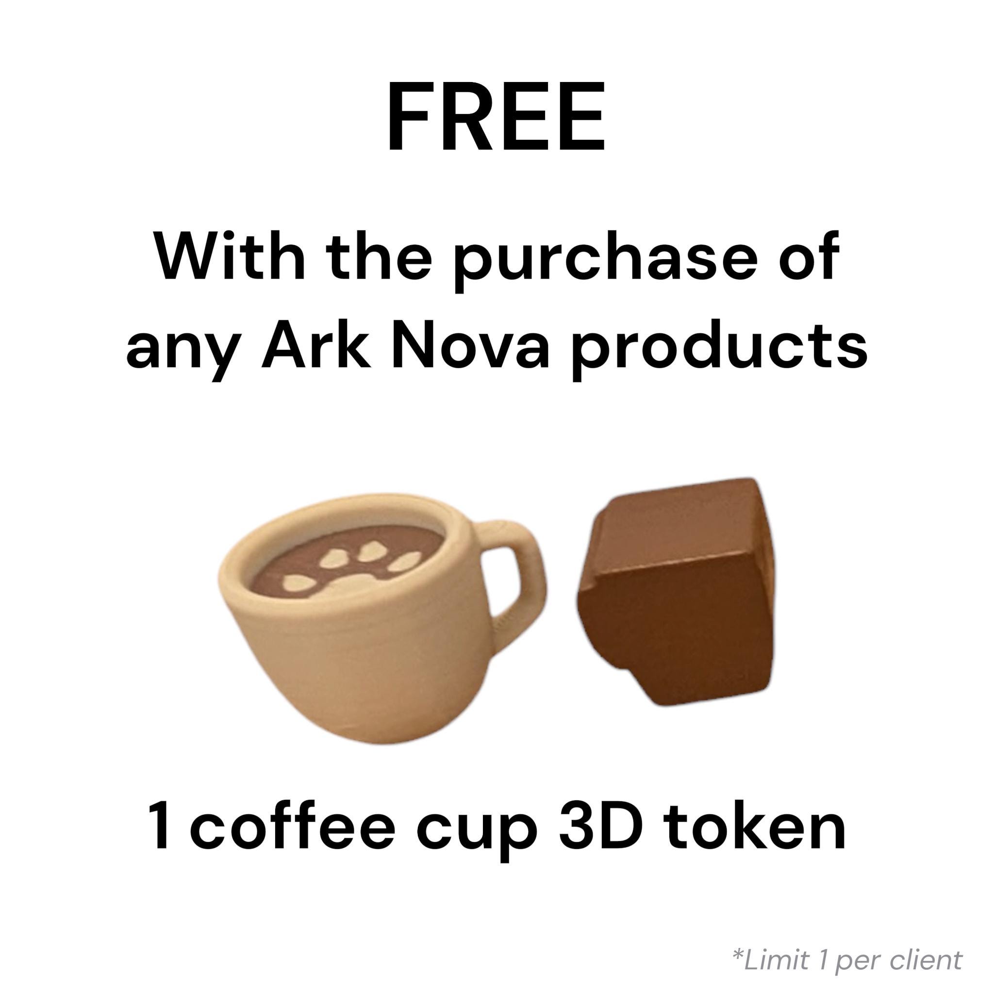Ark Nova Player Board Overlay | Set of 4 Player Colors | Keeps Tokens ...