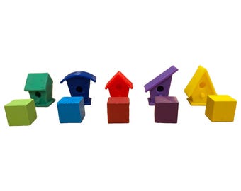 Wingspan Board Game Birdhouse Tokens: 40-Piece Set