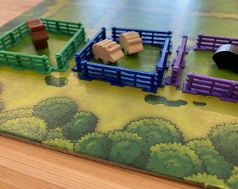 Mejoras para cercas y graneros Agricola / Accesorios personalizados para juegos de mesa
