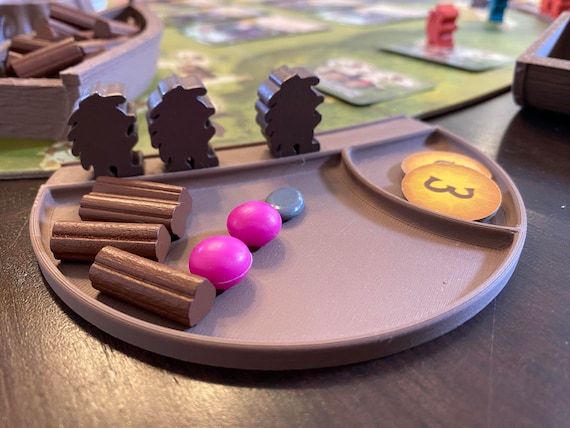 Everdell Unofficial Player Board - Hold your ressources and Meeples