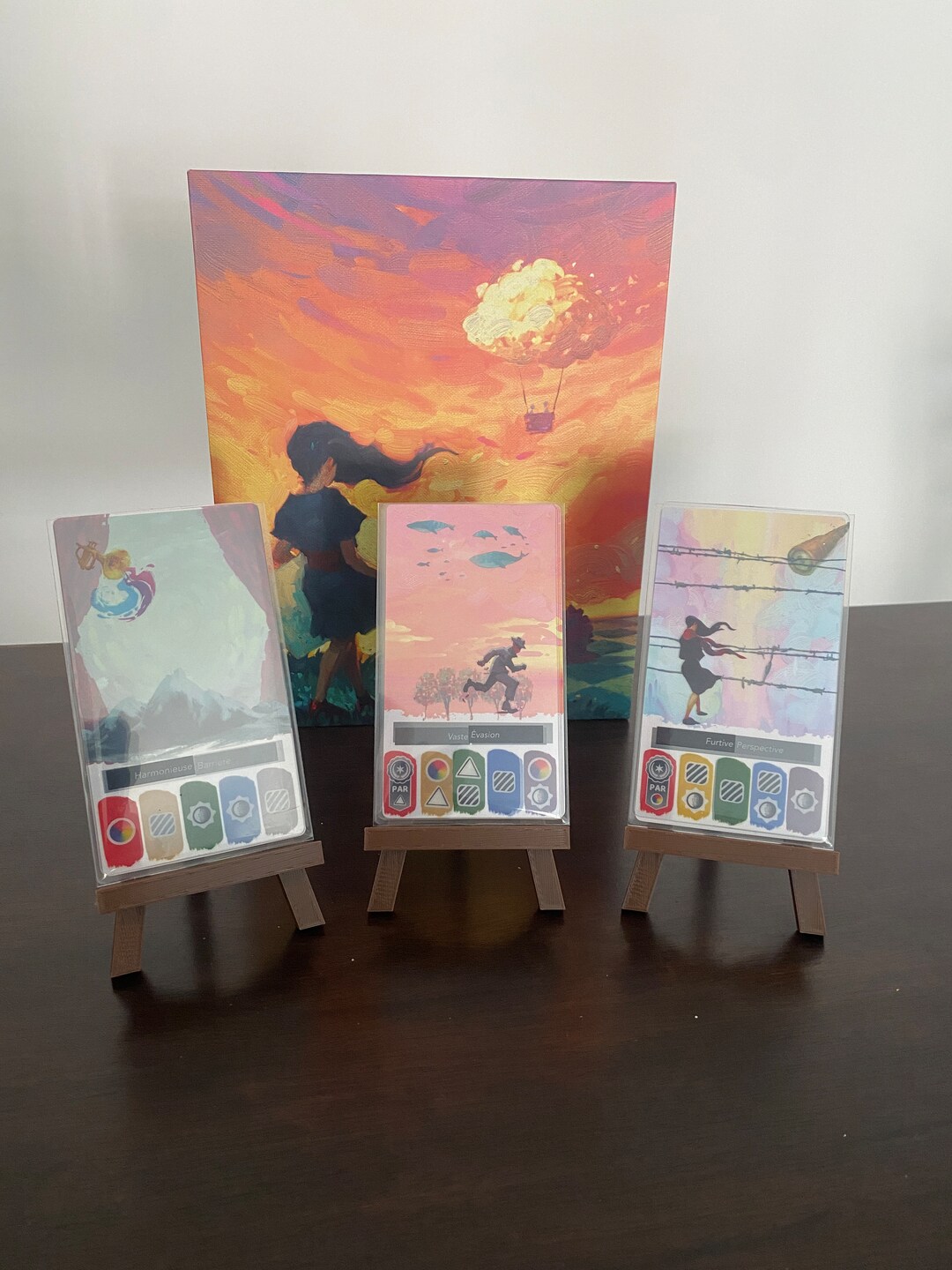 Canvas Board Game Upgrade Canvas Easel Addon Pack of 3 Etsy