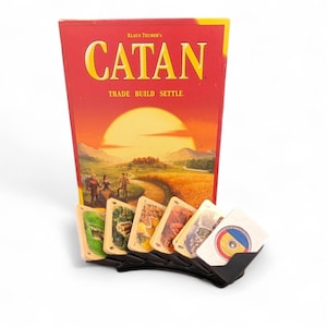 Catan Board Game Card Holder - Resources Cards Organizer - Fit all resources cards