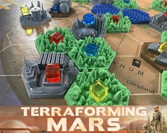 テラフォーミング・マーズ 3Dタイル Terraforming Mars テラフォーミング・マーズ 3Dタイルセット：ボードゲーム