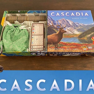 Cascadia Board Game Insert - Cascadia Board Game Organizer