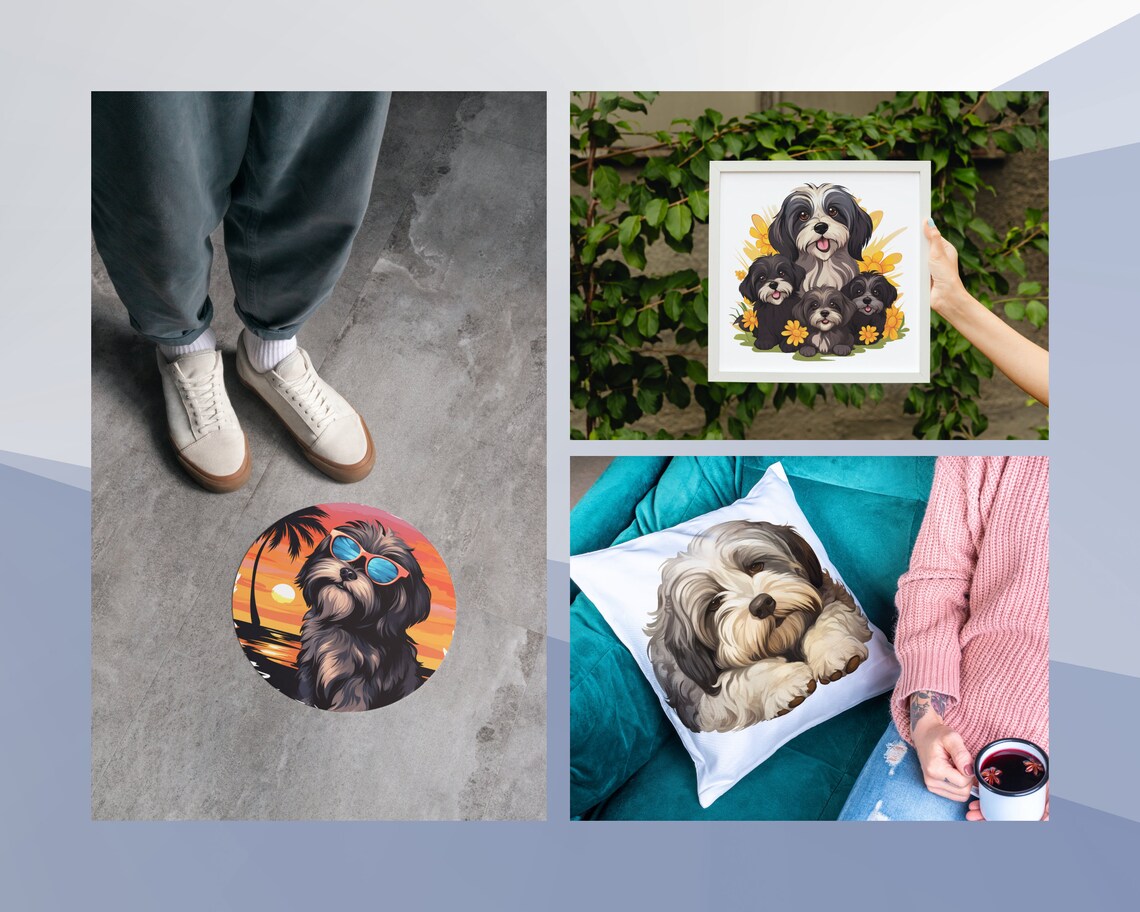 Havanese Haven 22 Cliparts Harmony Charming Collection Silky Companion