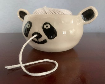 cooking twine dispenser & twine roll set - panda