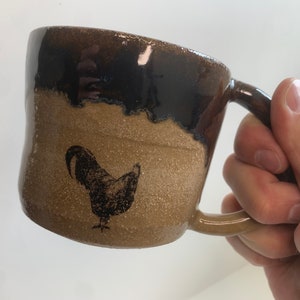 Ceramic mug - chickens