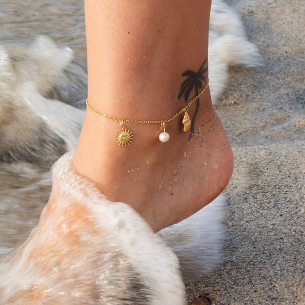 Travel Anklet Etsy