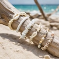 Shell Surfer Bracelet, Real Shell Beach Bracelet, Cowrie Starfish Bracelet, Stretch or Adjustable, Buy 2 Get 1 Free product logo