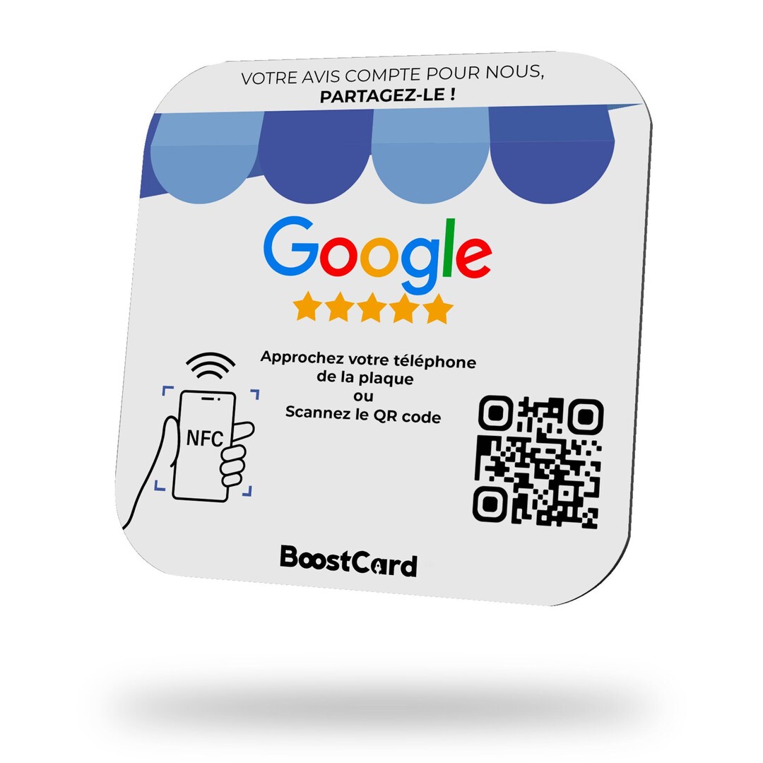 Plaque Avis Google Etsy France