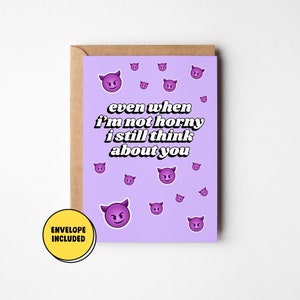 Funny Valentines Day Card, Inappropriate Anniversary Gift, Card for Husband Wife Spouse, Rude Gift for Boyfriend Girlfriend