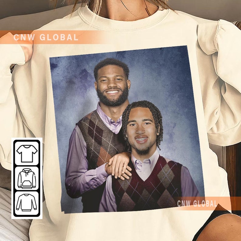 CJ Stroud Nico Collins Houston Football Shirt Texans Step - Etsy