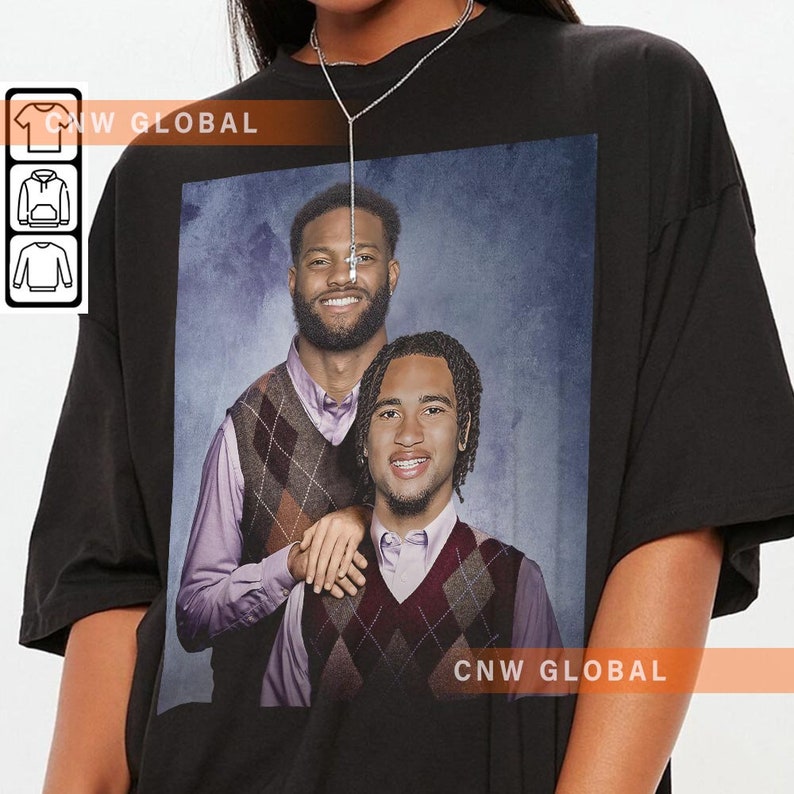 CJ Stroud Nico Collins Houston Football Shirt Texans Step - Etsy