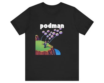 Podman Docker Tshirt Cloud DevOps Kubernetes for Unisex