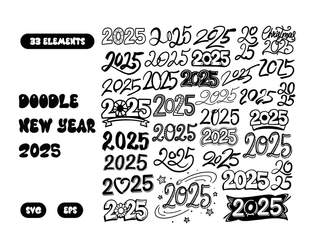 2025 Doodle Leterring Etsy