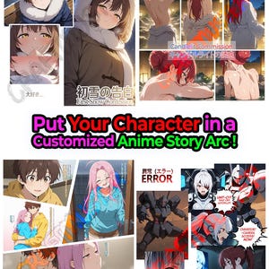 Custom Anime Story Arc | NSFW Manga Panels | Visual Novel Style OC Art [Limited Slots Only per Month!]