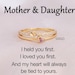 see more listings in the Mother Daughter Ring section