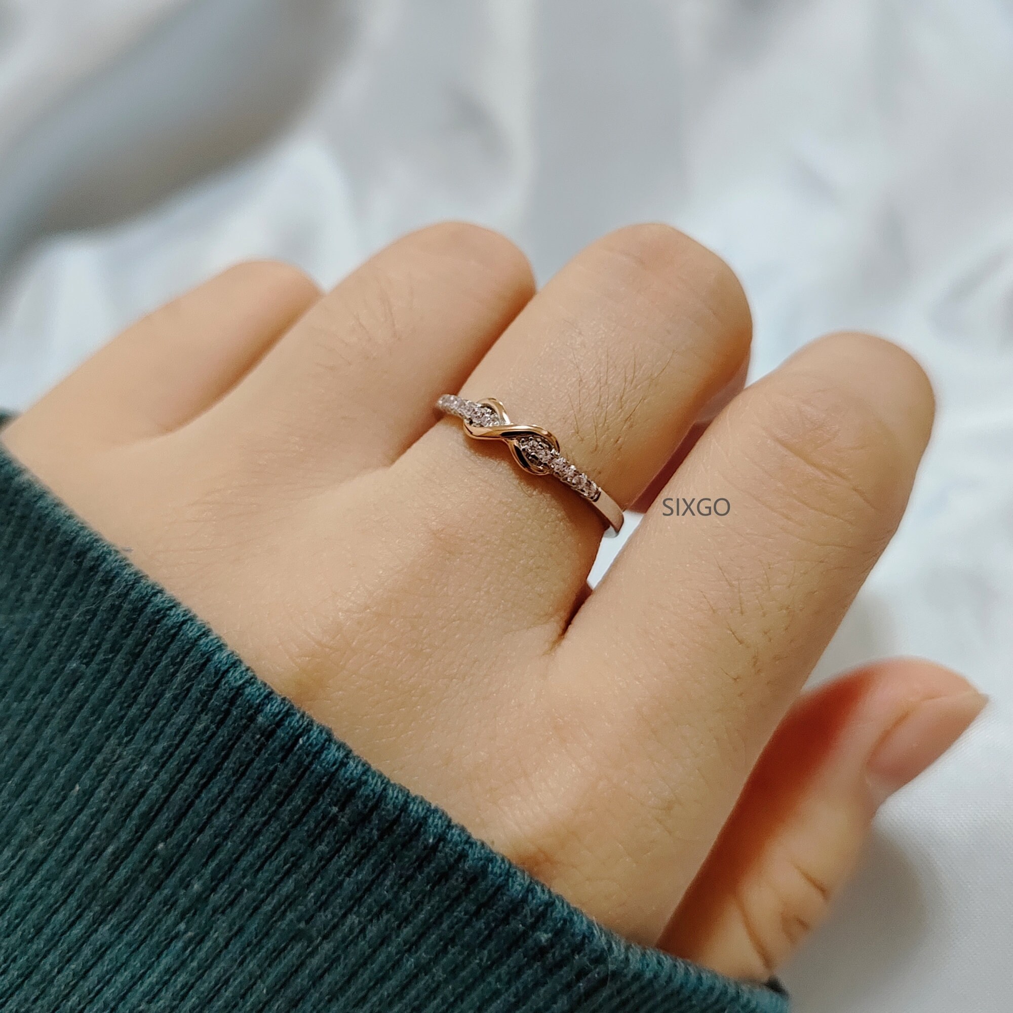 thumbnail image 2 of Mother Daughter Forever Linked Ring – Ellie Grace Jewellery 2 of 12