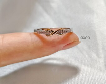 thumbnail image 2 of Mother Daughter Forever Linked Ring – Ellie Grace Jewellery 2 of 12