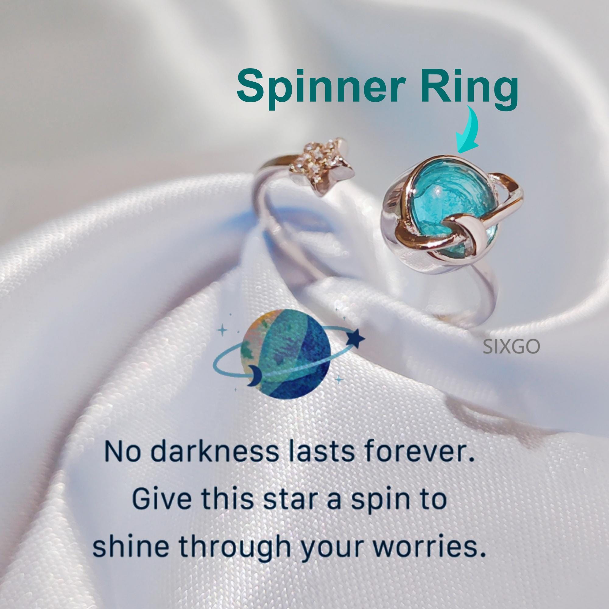 Planet Ring - Etsy