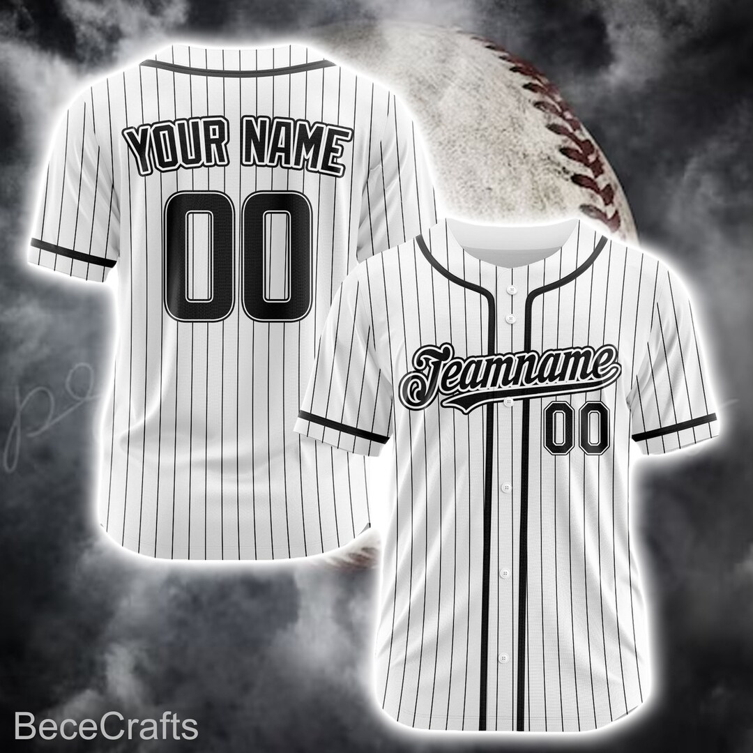 Custom Baseball Team Name Custom Baseball Jersey Shirt Etsy