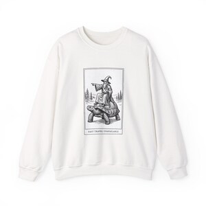 Wizard on Turtle Crewneck Sweatshirt | Wizard Humor, Magical Meme