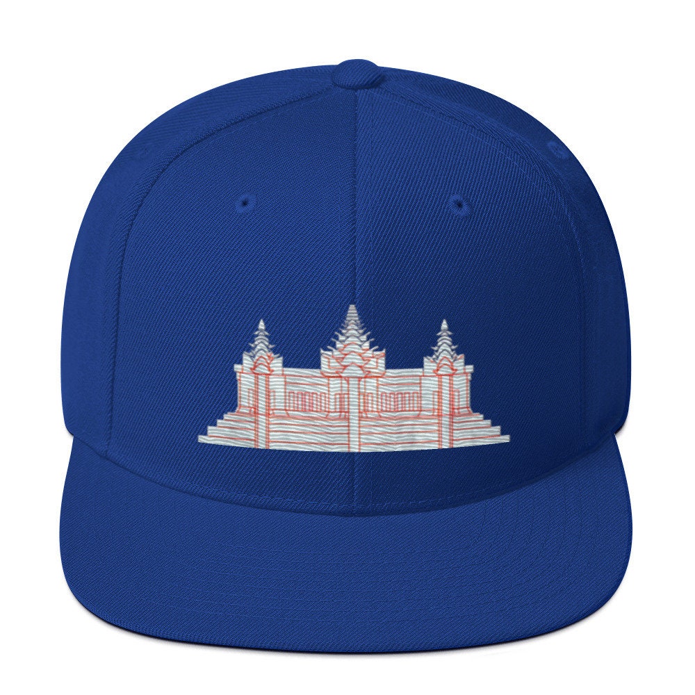 Cambodian Angkor Wat Hat Snapback - Etsy