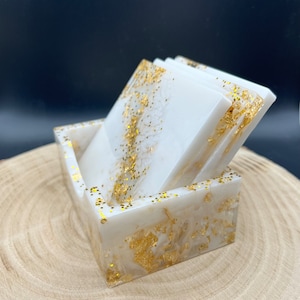Coaster Set | 5/9-piece set | Resin coasters | Gift