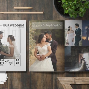 Wedding Magazine Album Template for Picture-Perfect Memories