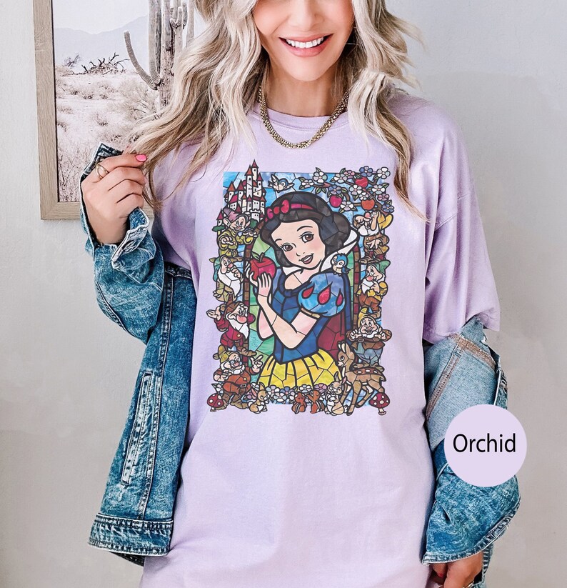 Disney Snow White Comfort Colors Shirts, Disney Princess Shirt, Snow ...