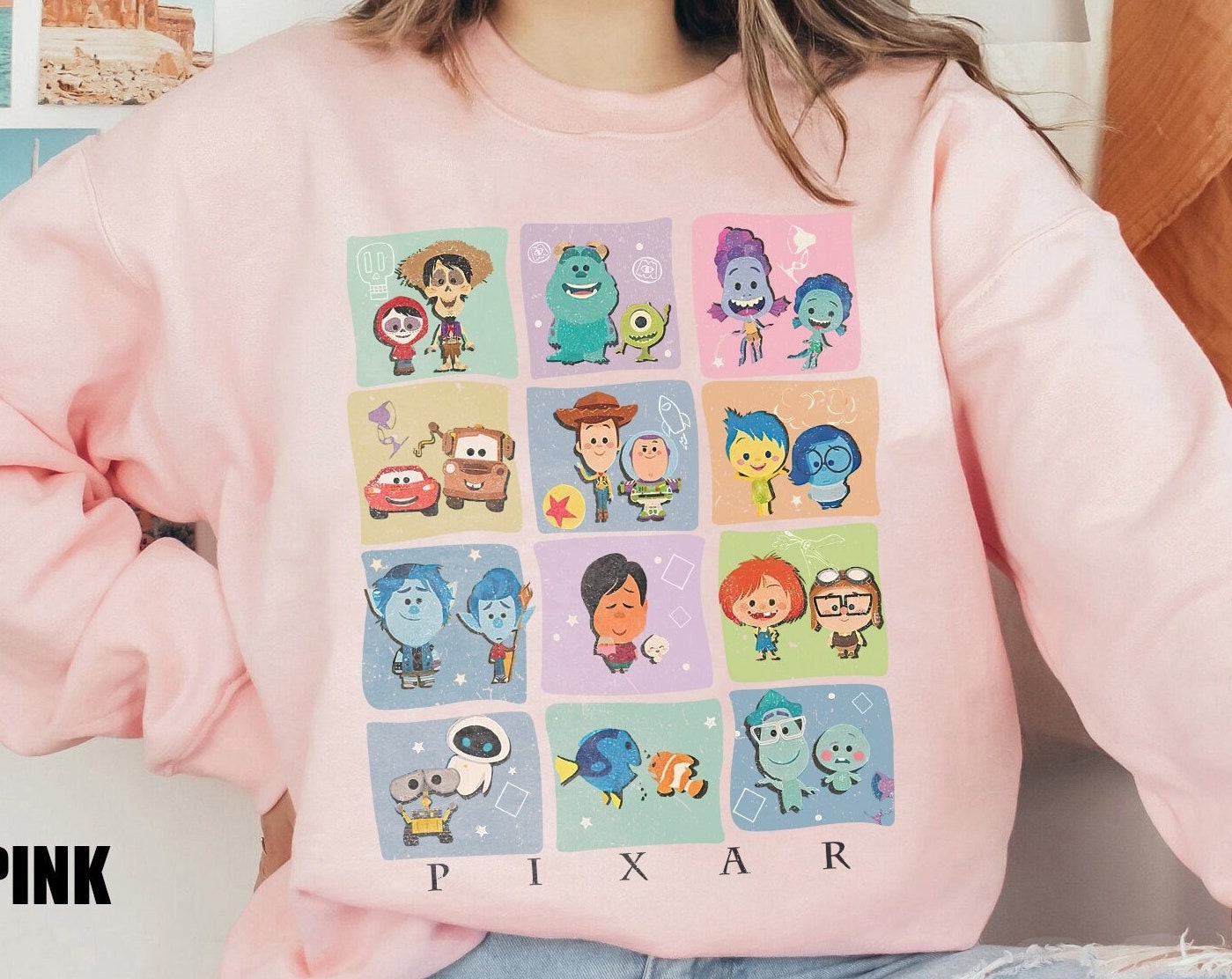 Pixar Sweatshirt Etsy Canada