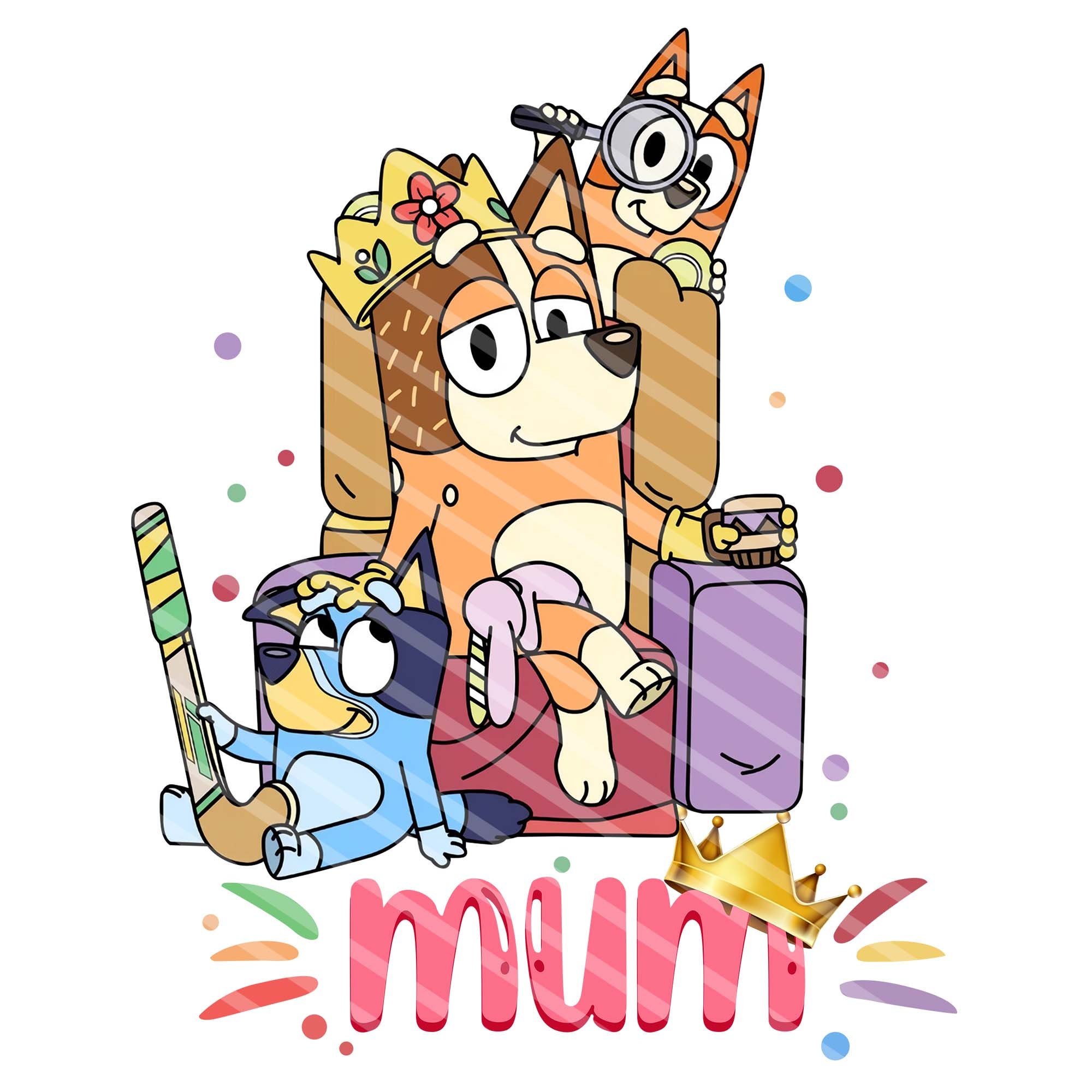 Chilli Heeler Mom Queen Png Chilli Mom Queen Png Chilli Etsy