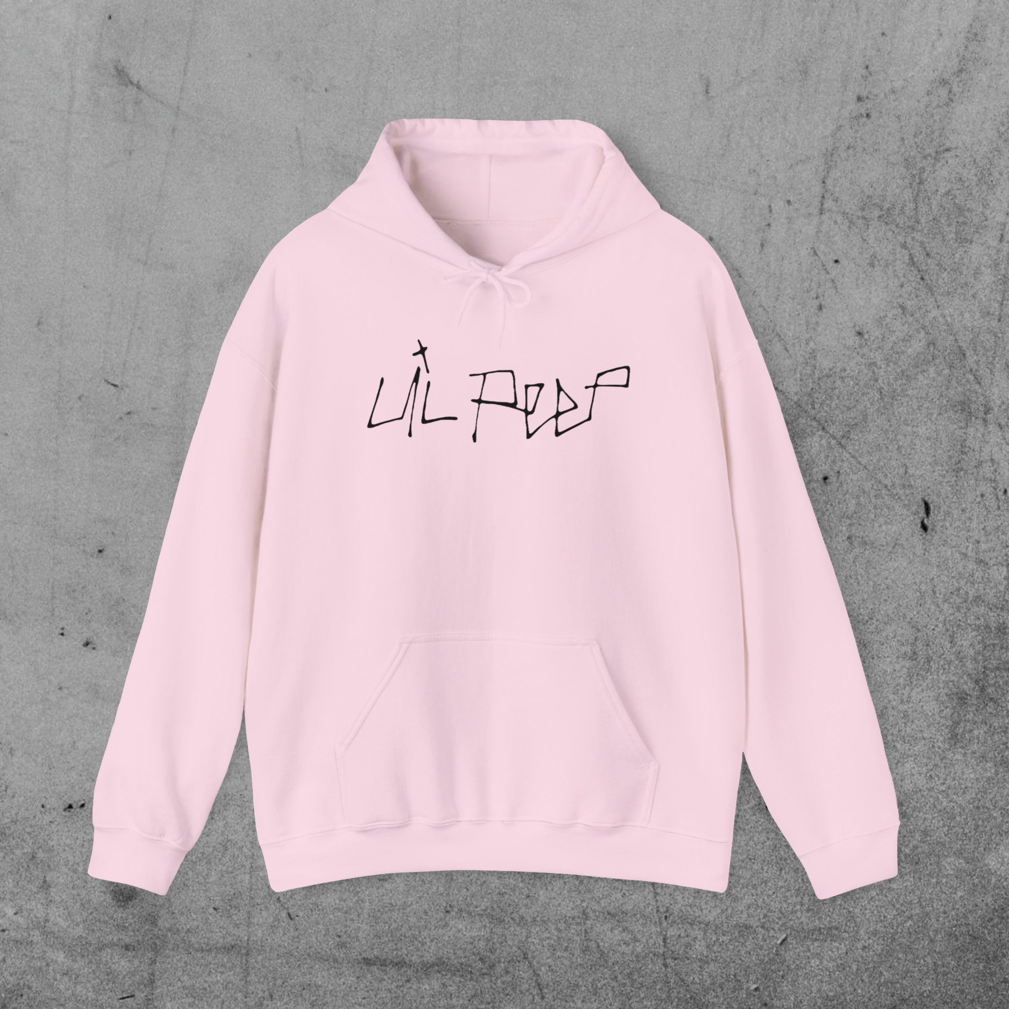 pink lil peep hoodie