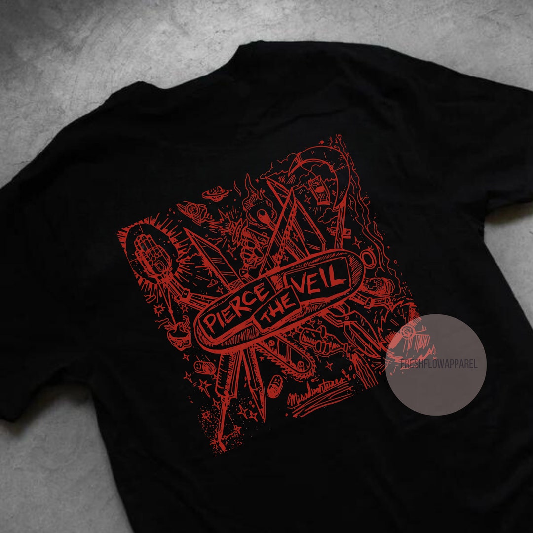 Pierce the Veil Tshirt the Jaws of Life Album Tee Pierce Etsy