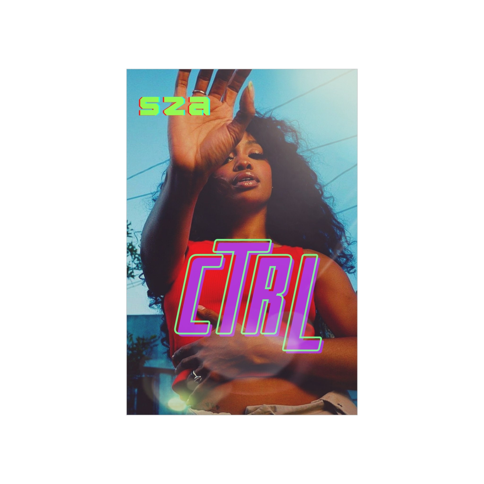 Discover SZA Poster / CTRL Poster / SZA art