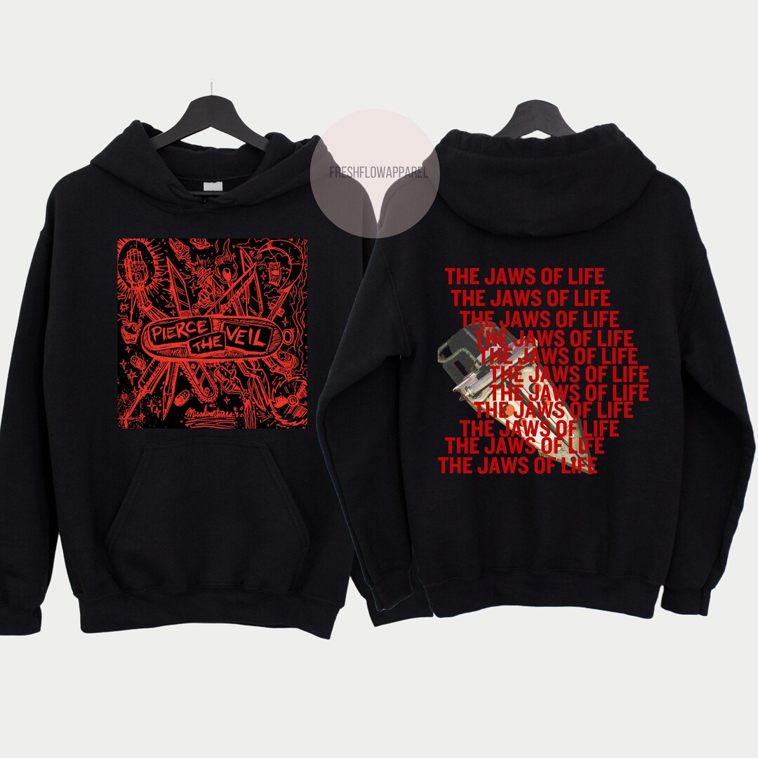 Pierce the Veil Hoodie, the Jaws of Life Album Sweatshirt, Pierce the Veil Sweatshirt, Pierce