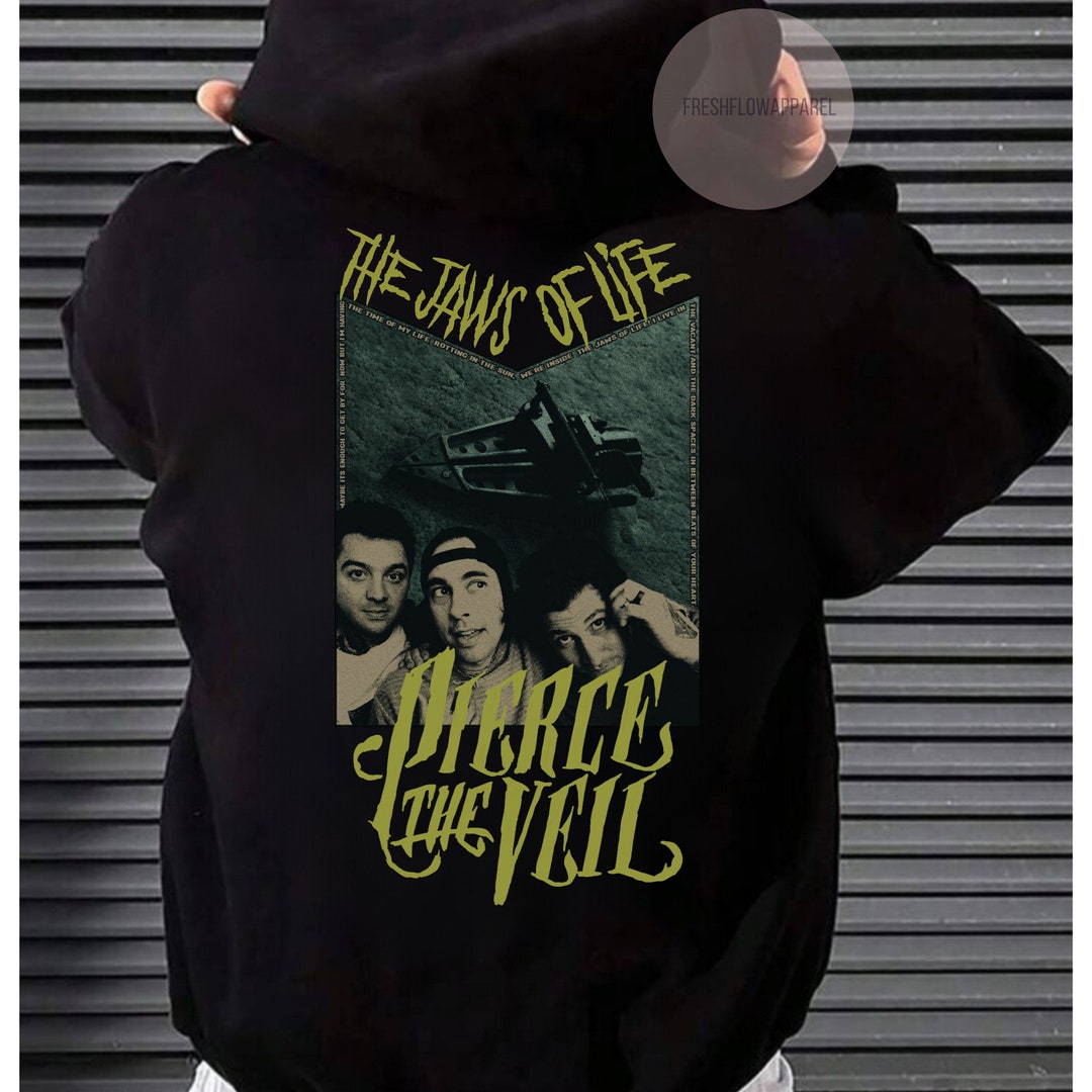 Pierce the Veil Hoodie the Jaws of Life Album Hoodie Pierce Etsy