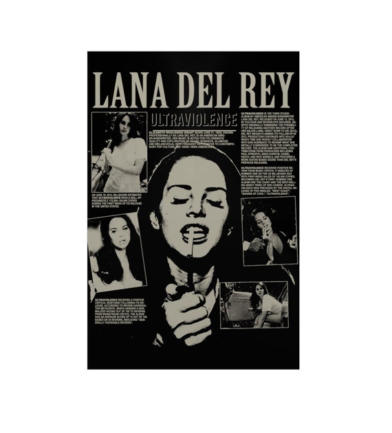 Lana Del Rey Poster 'ultraviolence' Album Poster Premium Poster 