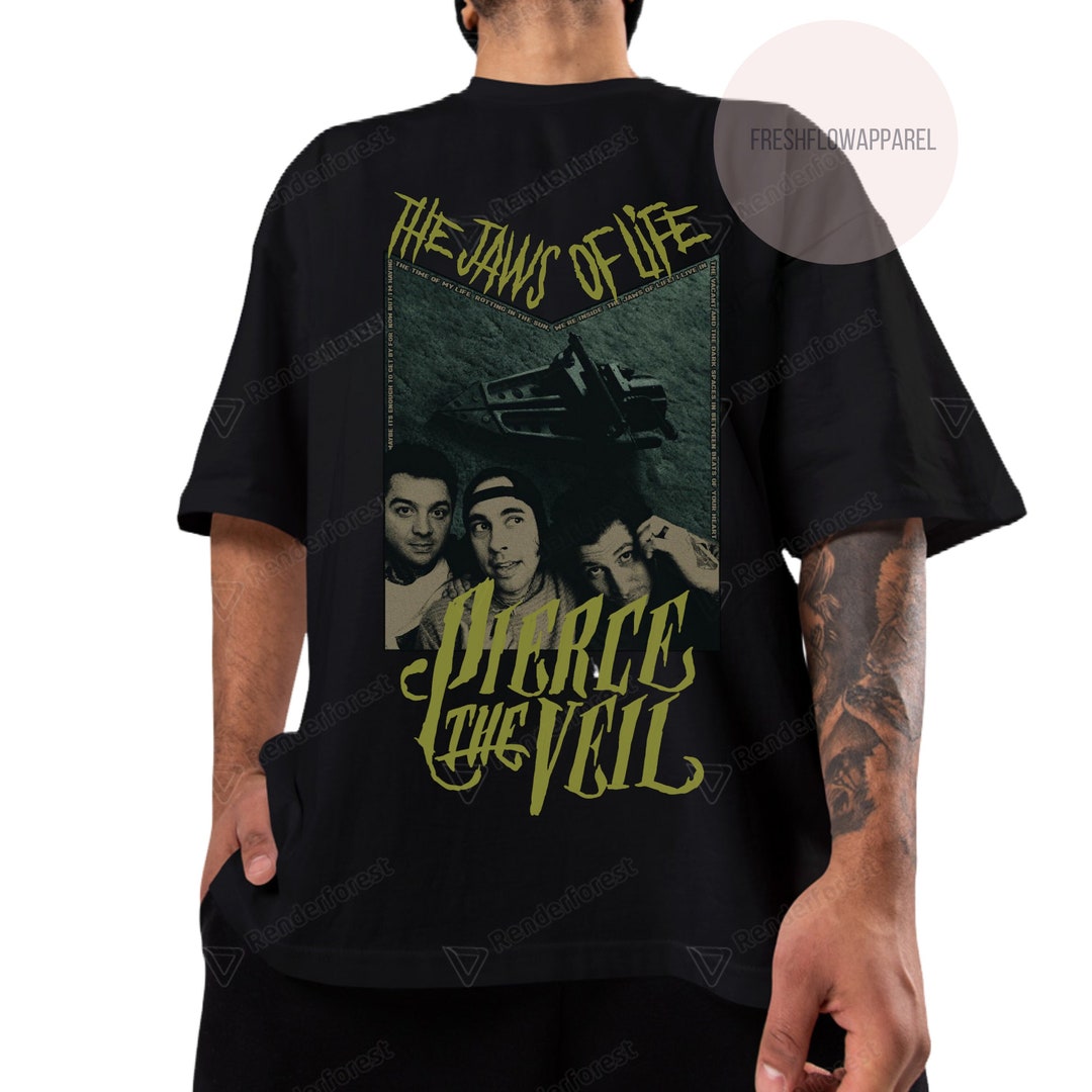 Pierce the Veil Tshirt, the Jaws of Life Album Tee, Pierce the Veil