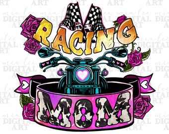 Racing mom png sublimation design download, race life png, racing png, game day png, sport mom png, sublimate designs download