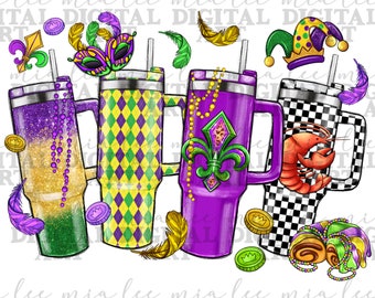 Mardi Gras png sublimation design download, Happy Mardi Gras png, Mardi Gras Carnaval png, sublimate designs download