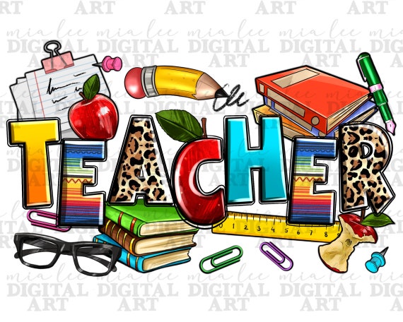 Teacher png sublimation design download, Teacher's Day png, western Teacher png, Teacher life png, back to school png, sublimate download