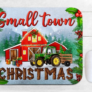 Kleinstadt Weihnachten Mauspad png Sublimation Design download, Mauspad png, Frohe Weihnachten png, Mauspad png, sublimieren download