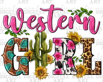 Western girl png sublimation design download, sunflowers png, western patterns png, western life png, sublimate designs download