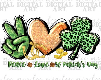 Pokój miłość Dzień Świętego Patryka png sublimacja projekt do pobrania, Dzień Świętego Patryka png, Dzień Irlandzki png, szczęśliwe wibracje png, sublimacja do pobrania