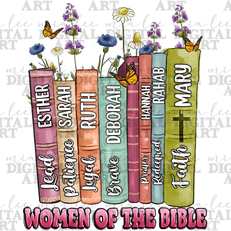 Women of the Bible Png Sublimation Design Download, Christian Png ...