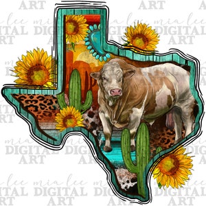 Western Texas map png diseño de sublimación descargar, western map png, Texas png, girasoles mapa png, sublimar diseños descargar