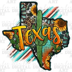 Western Wüste Texas Karte png Sublimation Design download, Western Karte png, Texas png, Sonnenblumen Karte png, Sublimate designs download